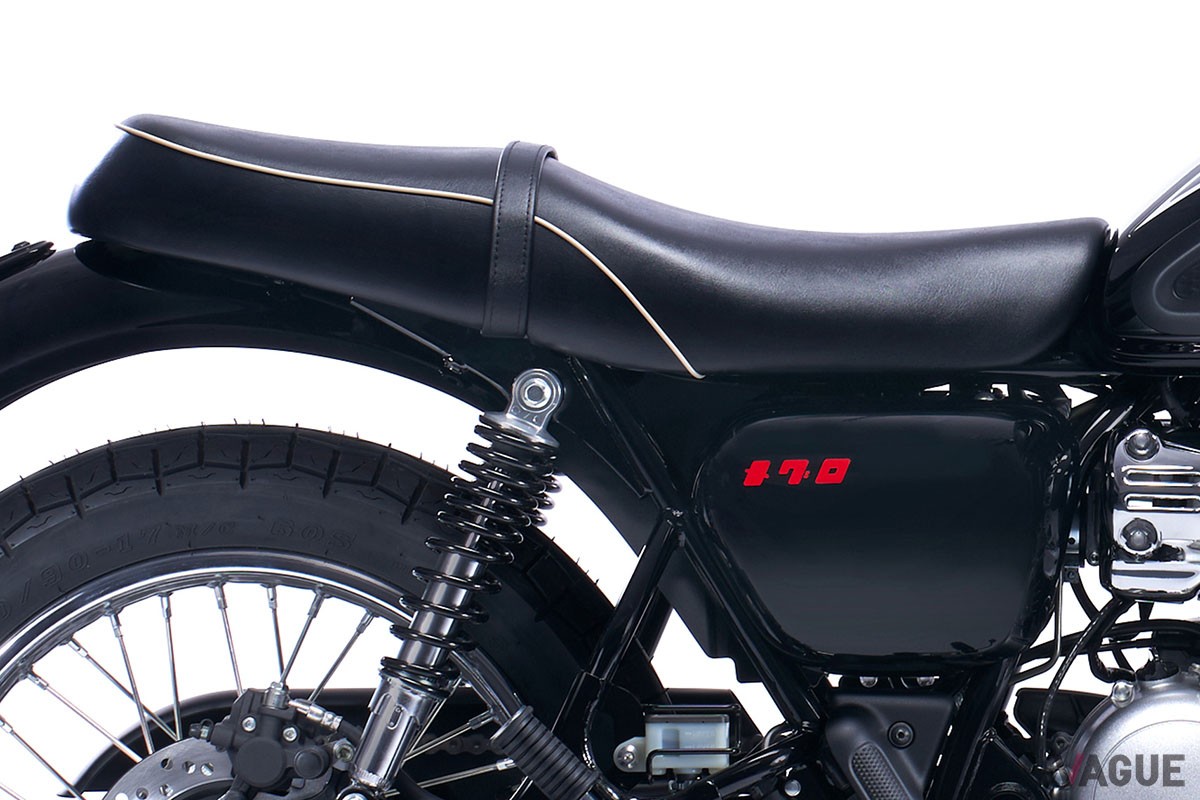 モーターサイクルショー2024のカワサキブースに展示される「メグロS1」