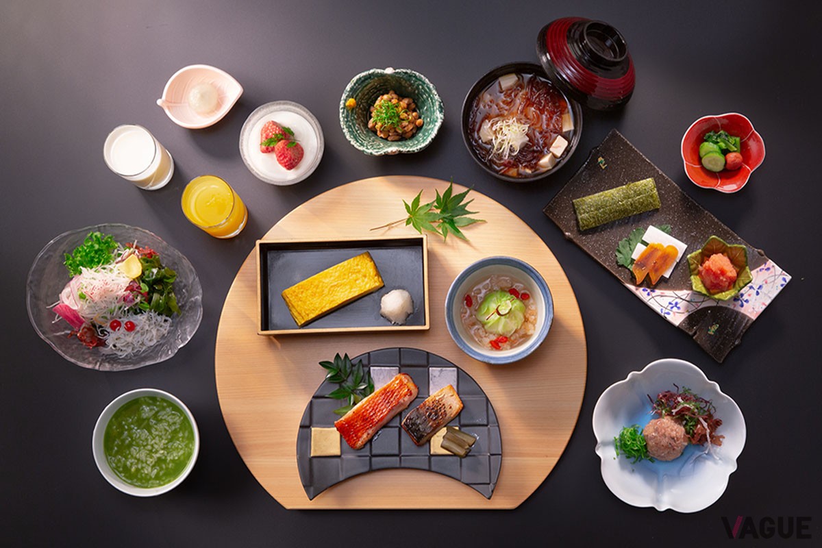 朝食は和洋から選択可能。（写真は「和食膳」）