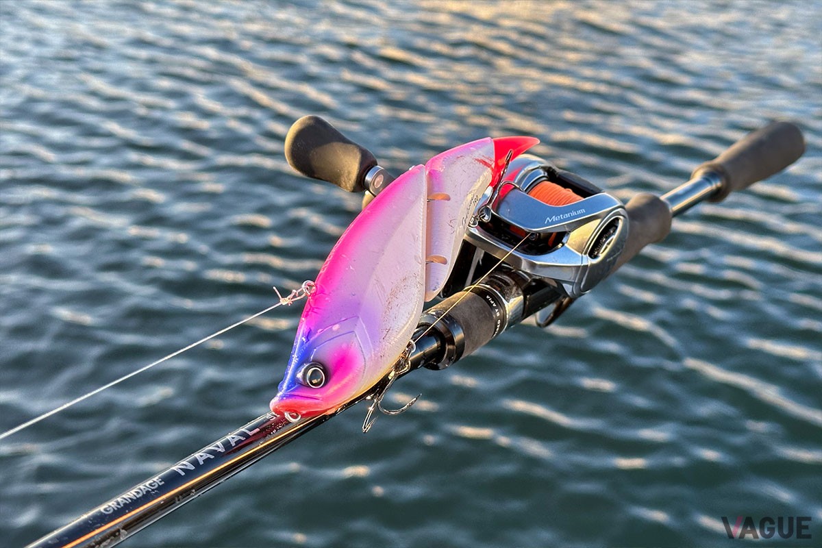 適合ルアーウエイトを超えるビッグベイトも、2ozクラスまでなら快適に使えました