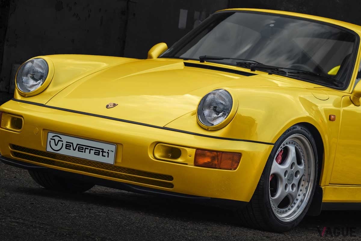 964RSR 様 完全EVの“クラシックポルシェ”!? 世界51台限定モデルの964型