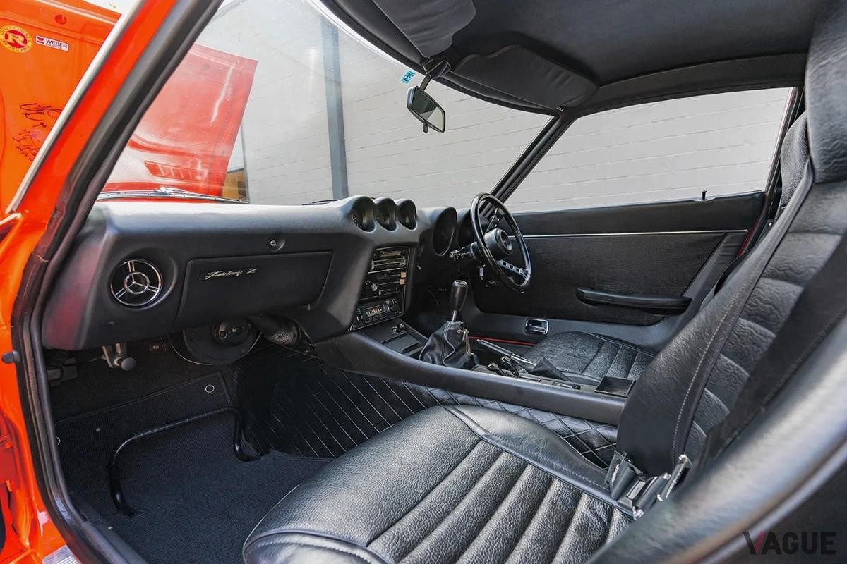 米国のオークションに出品された1971年式日産「フェアレディZ432」のインテリア