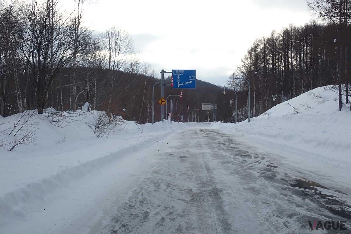 北海道・旭川近辺の道路（イメージ）