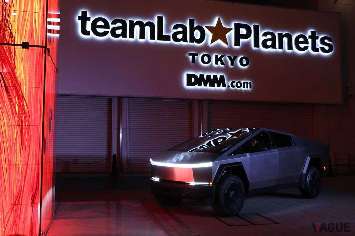 日本初公開されたテスラ新型「サイバートラック」のイベントの様子