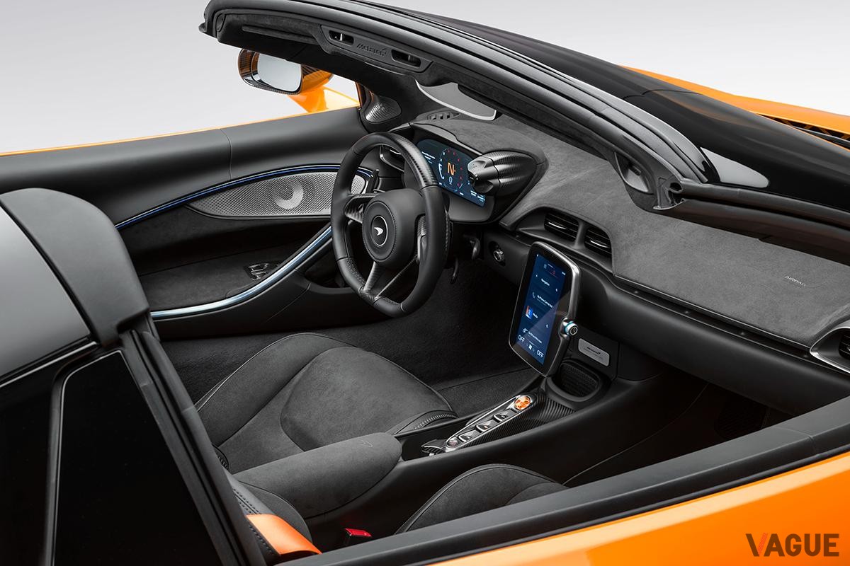 マクラーレン新型「アルトゥーラ スパイダー」のインテリア