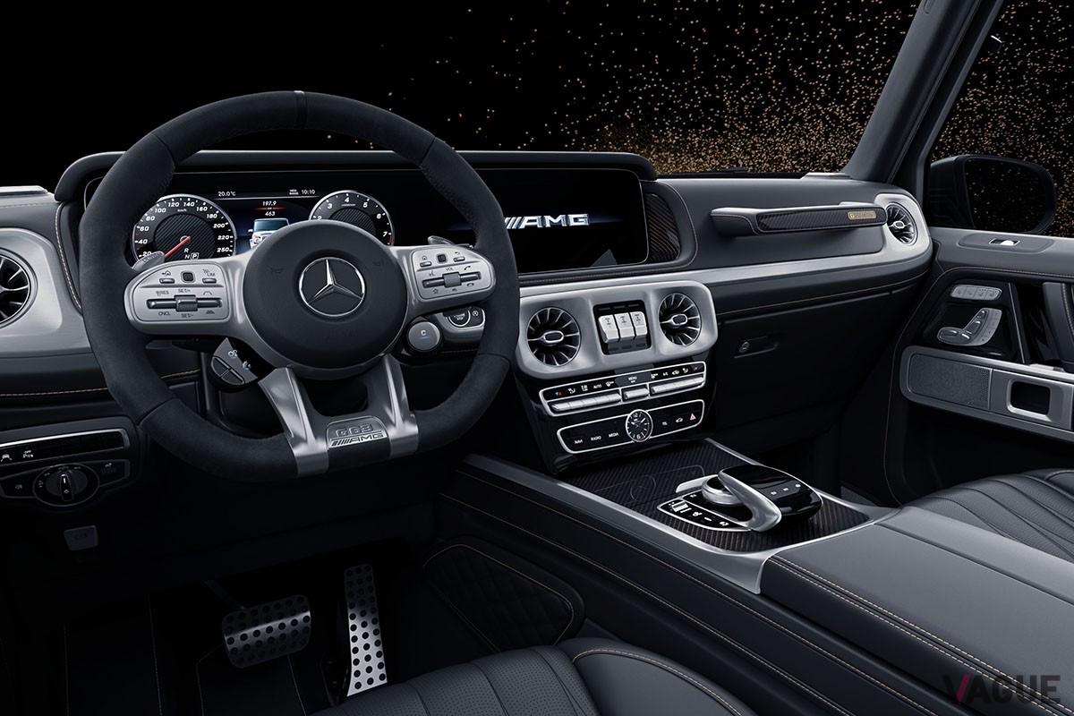 受注開始された特別仕様車「メルセデスAMG G63グランドエディション」のインテリア