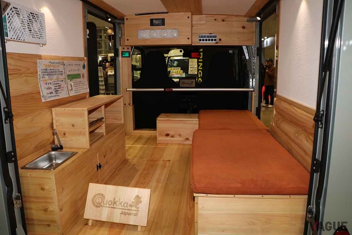 人気の軽キャンの室内。写真は三島ダイハツの「クオッカ」