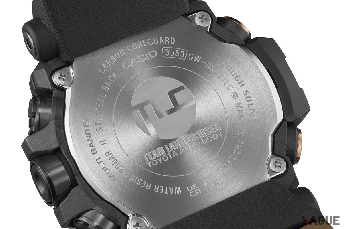 GW-9500TLC-1_05／裏蓋に刻まれたチームロゴ
