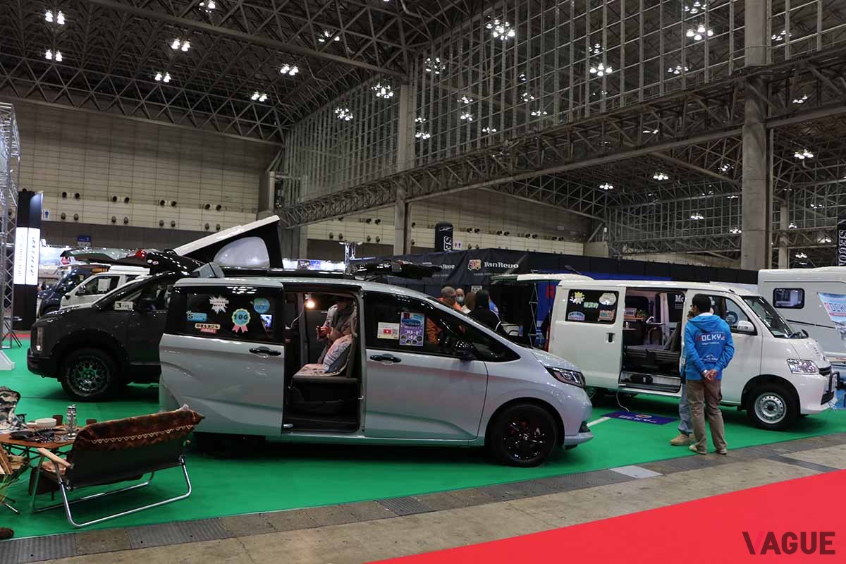 2024年2月に開催された「ジャパンキャンピングカーショー2024」の様子