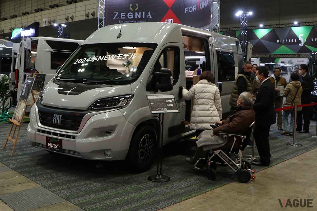2024年2月に開催された「ジャパンキャンピングカーショー2024」の様子
