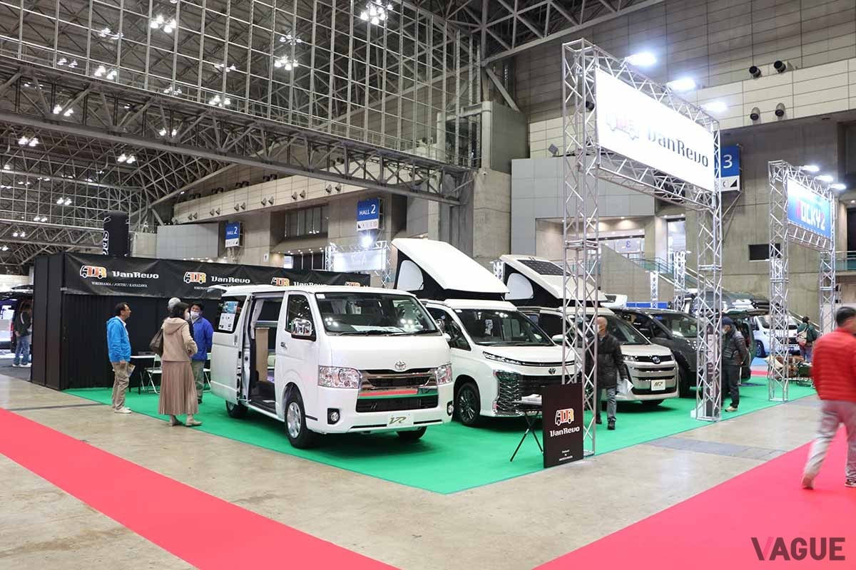 2024年2月に開催された「ジャパンキャンピングカーショー2024」の様子