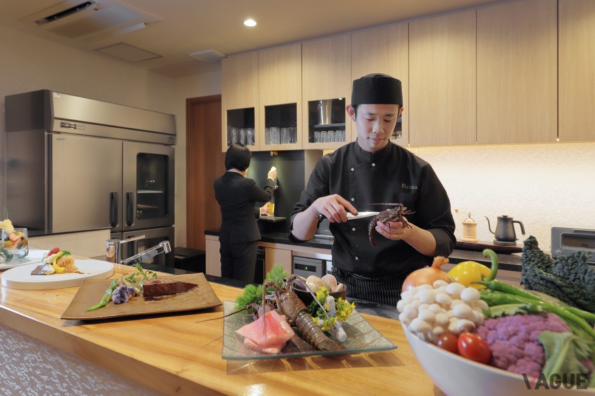専属料理人が仕立てる「プライベートシェフコース」
