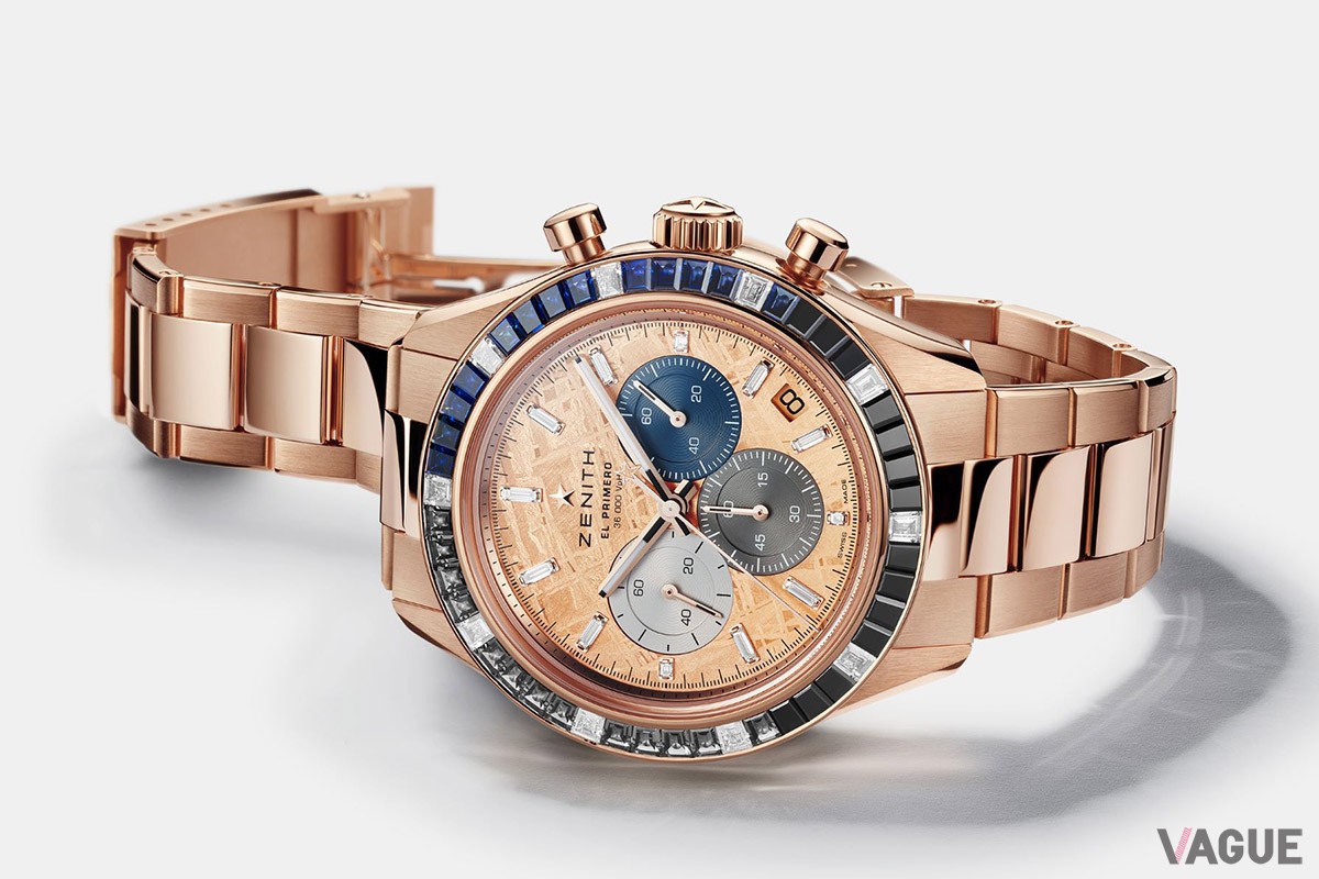 贅を尽くした「クロノマスター スポーツ ゴールド プレシャスストーン」（1265万円 予価）