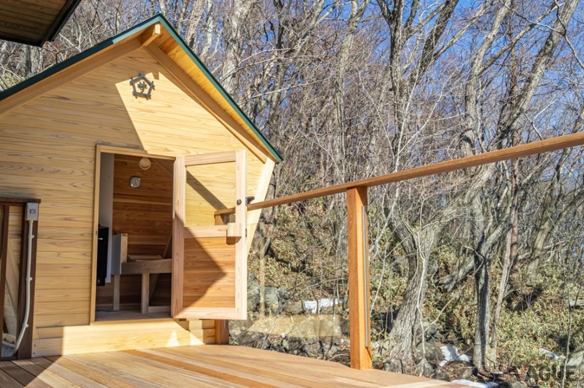 自然素材を使用した内装が、穏やかなひとときを演出してくれる