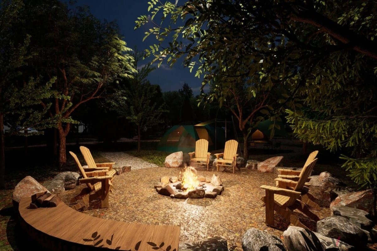 3000㎡にテントサイトは12区画だけ