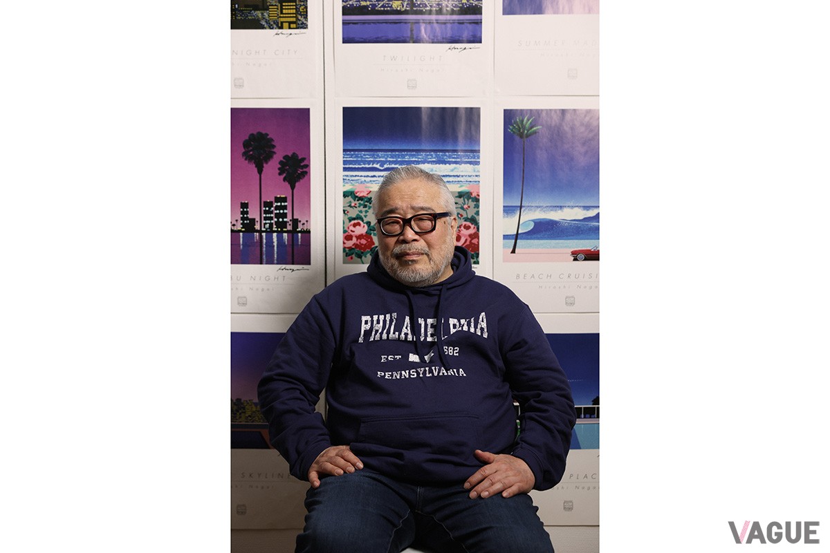 永井博氏。1947年、徳島市生まれ。大瀧詠一のアルバムジャケット「A LONG VACATION」では、CBSソニーより「アルバムジャケット特別賞」としてゴールドディスクを受賞。