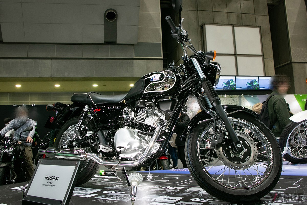 東京モーターサイクルショー2024のカワサキブースを彩った「メグロS1」