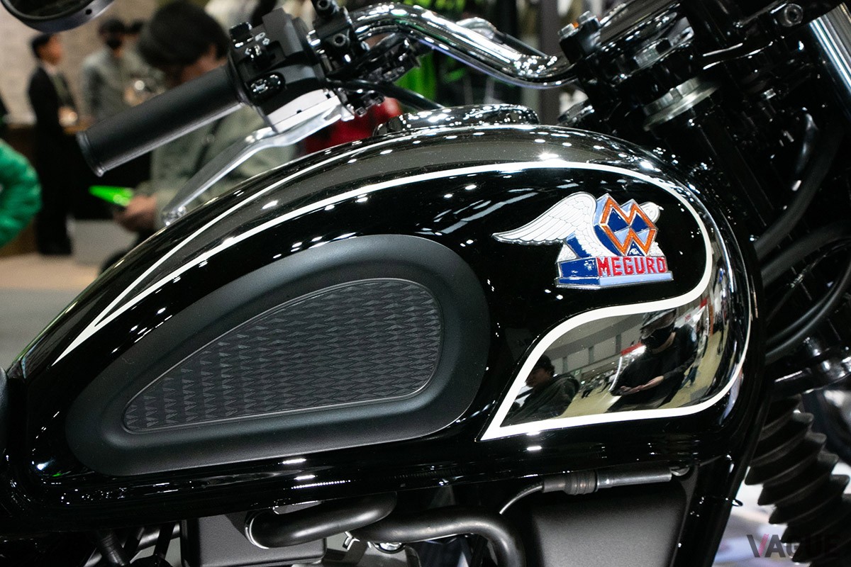 東京モーターサイクルショー2024のカワサキブースを彩った「メグロS1」