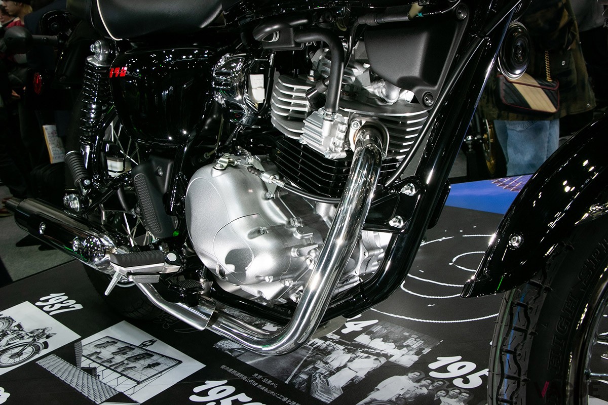 東京モーターサイクルショー2024のカワサキブースを彩った「メグロS1」
