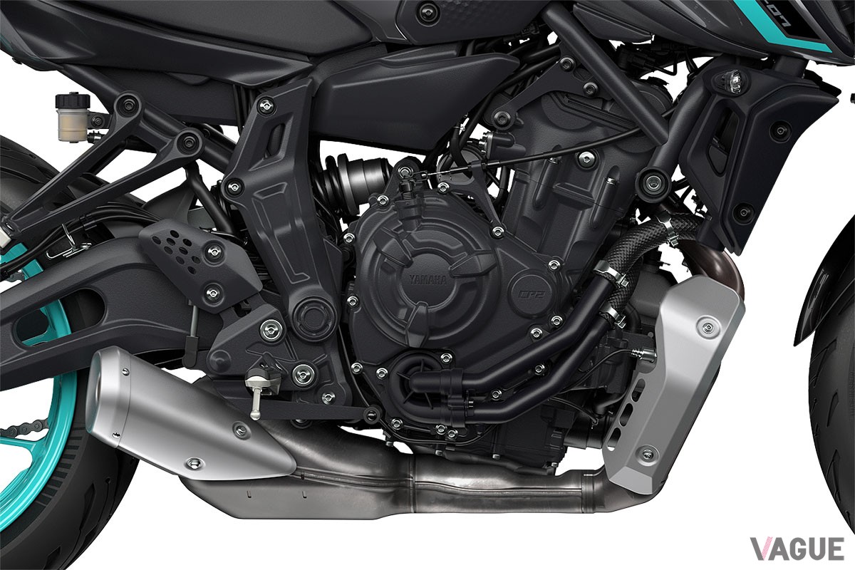 ヤマハのロードスポーツバイク「MT-07 ABS」の2024年モデルは、刷新されたカラーラインナップと利便性の高い新装備が魅力的