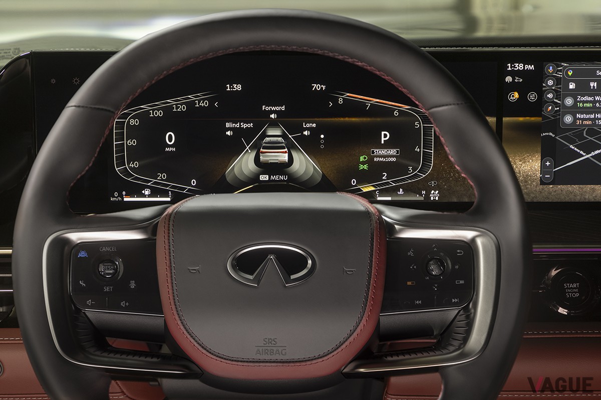 インフィニティ新型「QX80」のインテリア