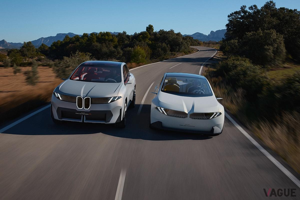 欧州で初公開されたBMW「ヴィジョン ノイエ・クラッセX」と「ヴィジョン ノイエ・クラッセ」