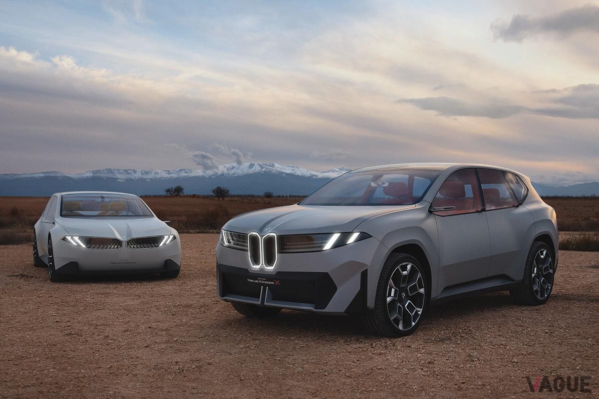 欧州で初公開されたBMW「ヴィジョン ノイエ・クラッセX」と「ヴィジョン ノイエ・クラッセ」