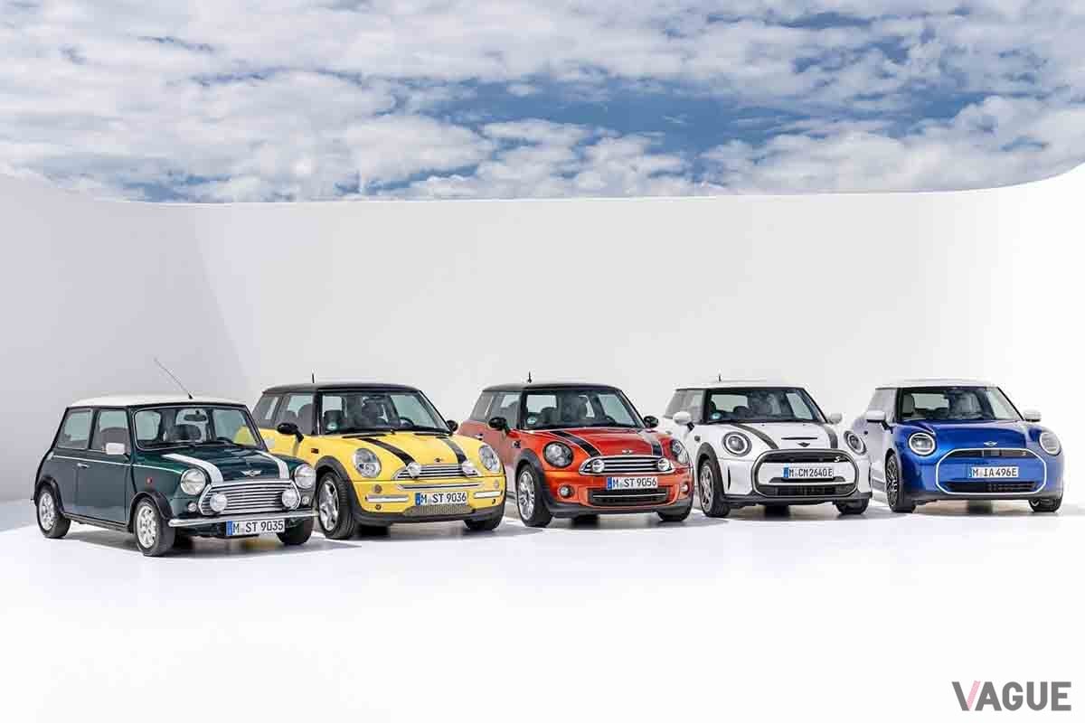 クラシックMiniから新型「ミニ・クーパー3ドア」までの5世代のミニ