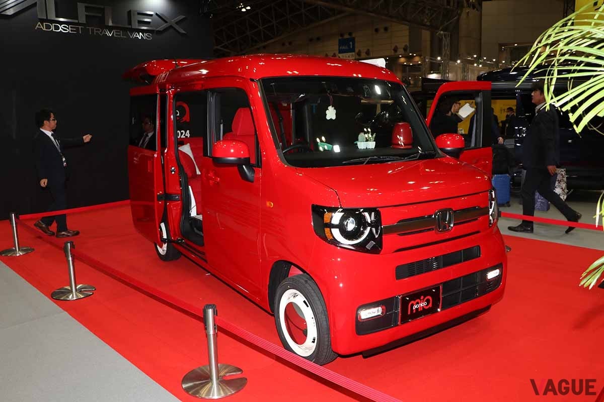 軽自動車ベースのキャンピングカー（軽キャンパー）も相変わらずの人気。写真はホンダN-VANベースのアルフレックス「PICNICA  MIA」