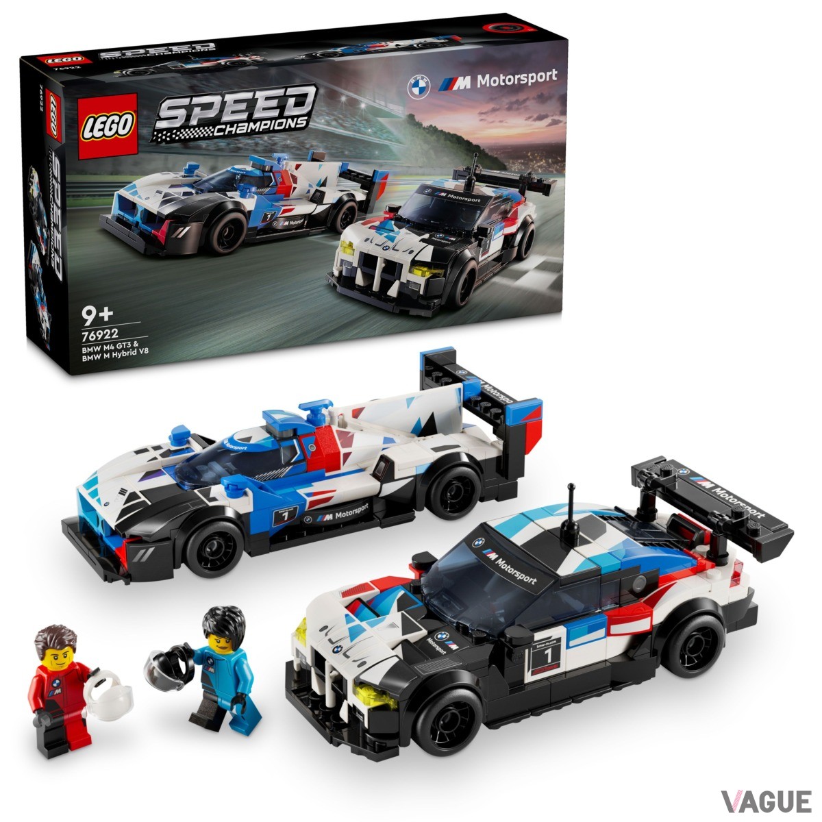レゴ(R)スピードチャンピオンBMW M4 GT3 ＆ BMW MハイブリッドV8レースカーコンボ