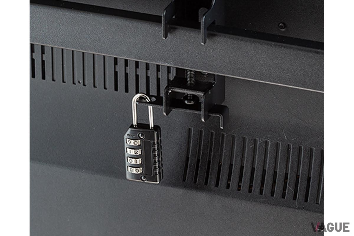 セキュリティ穴付き