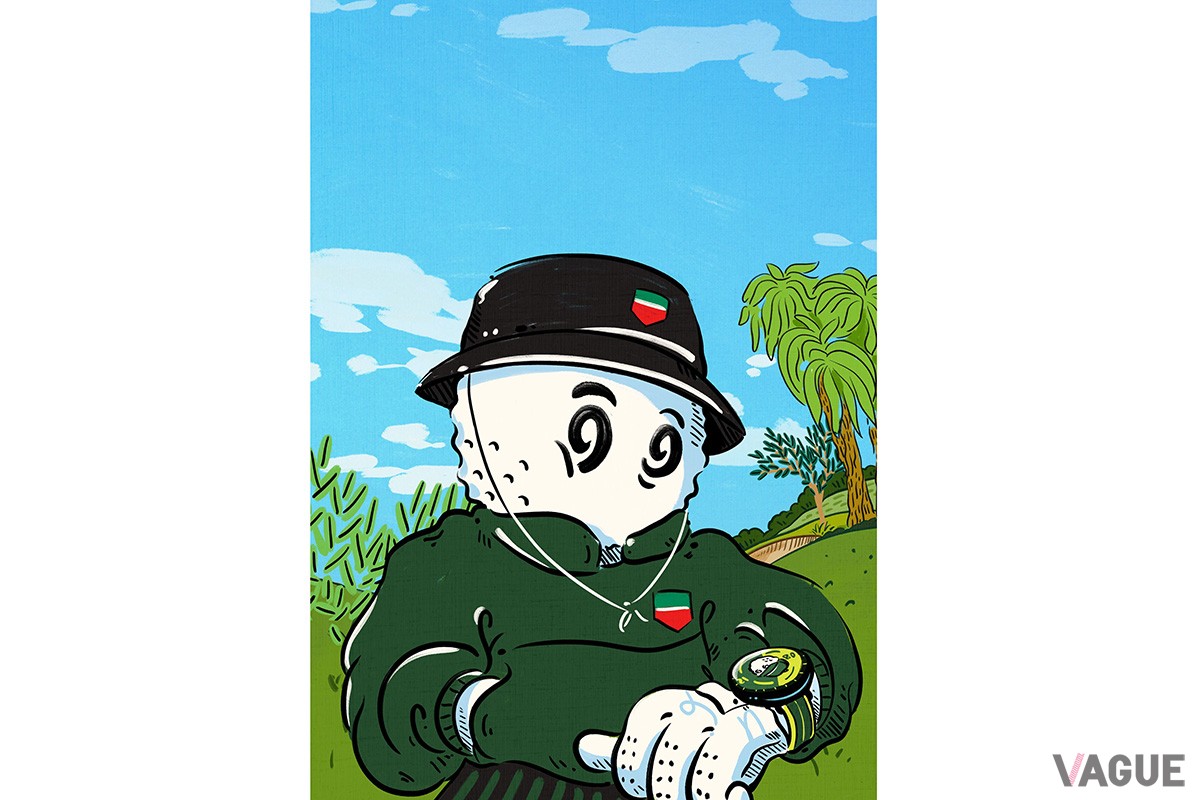 Malbon Golfのキャラクター。