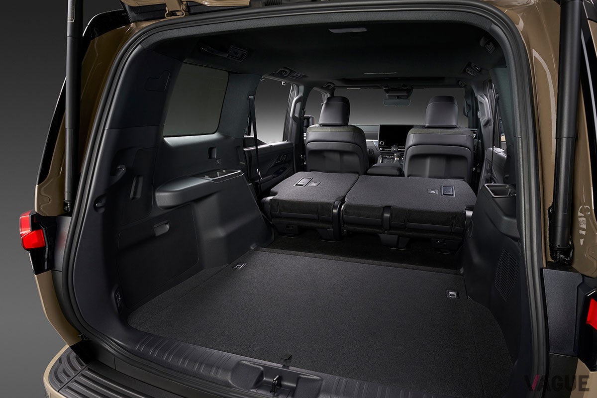 まもなく日本で発売される予定のレクサス新型「GX」の荷室