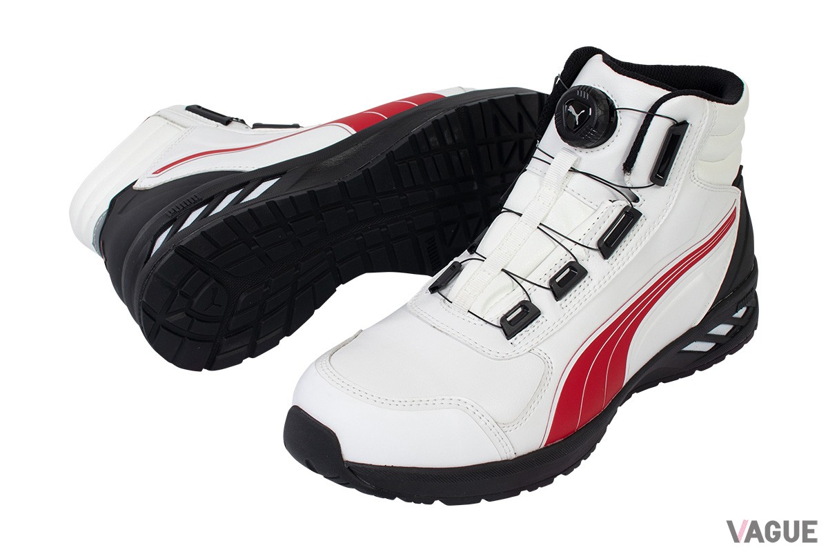 プロの現場やアウトドアで活躍するプーマ発のセーフティシューズ「ATHLETIC RIDER 2.0 DISC MID」と「ATHLETIC RIDER 2.0 DISC LOW」