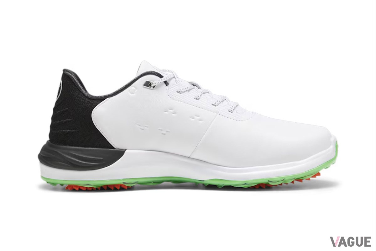 アウトソールにある“ピューマの爪”で大地をしっかりとつかむプーマ「メンズ ゴルフ ファントムキャット ニトロ スパイクレスシューズ」