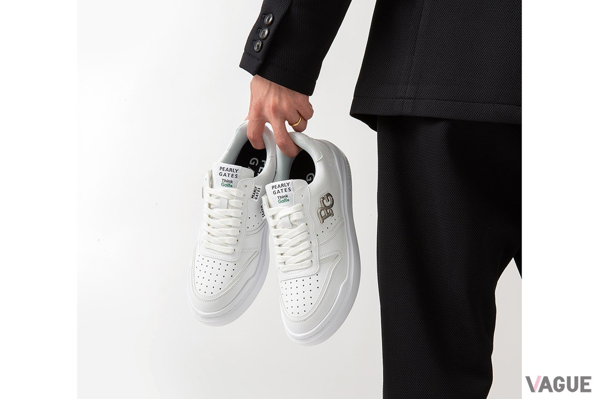 洗練されたシンプルなデザインが多彩なゴルフコーデと好相性なパーリーゲイツの新作ゴルフシューズ「THE SHOES」