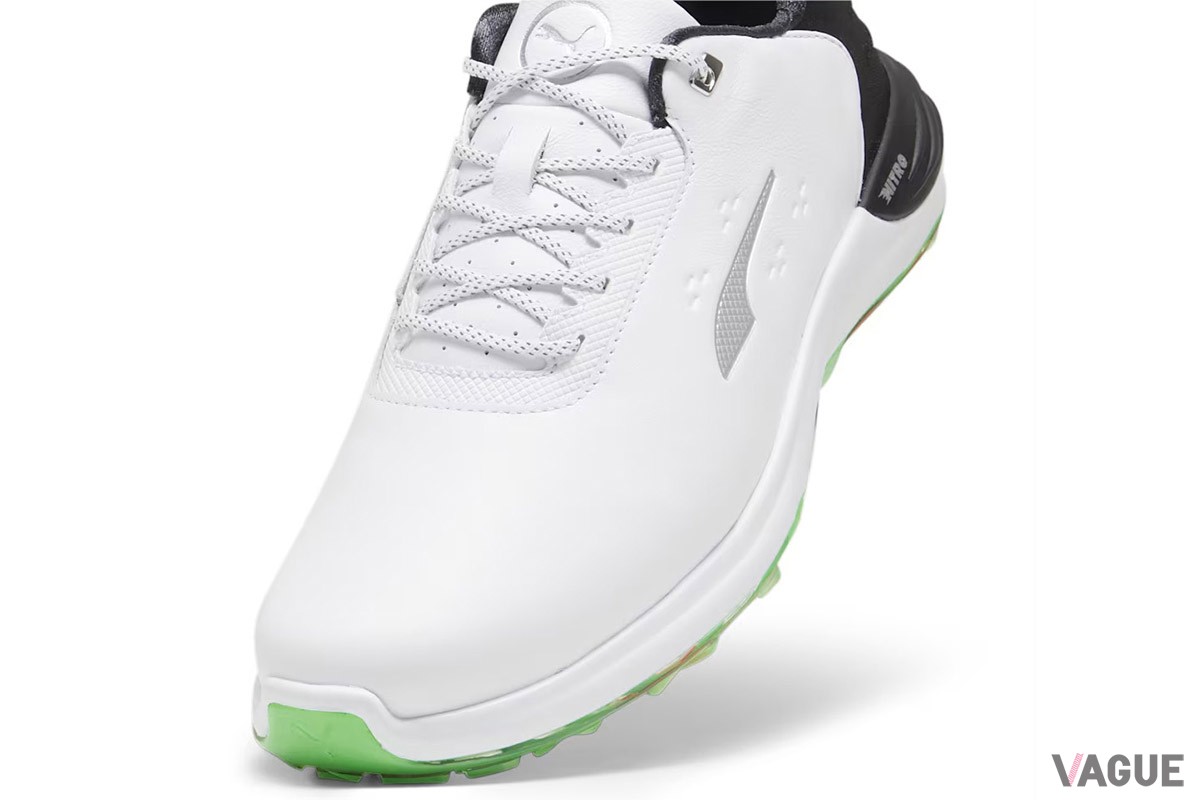 アウトソールにある“ピューマの爪”で大地をしっかりとつかむプーマ「メンズ ゴルフ ファントムキャット ニトロ スパイクレスシューズ」