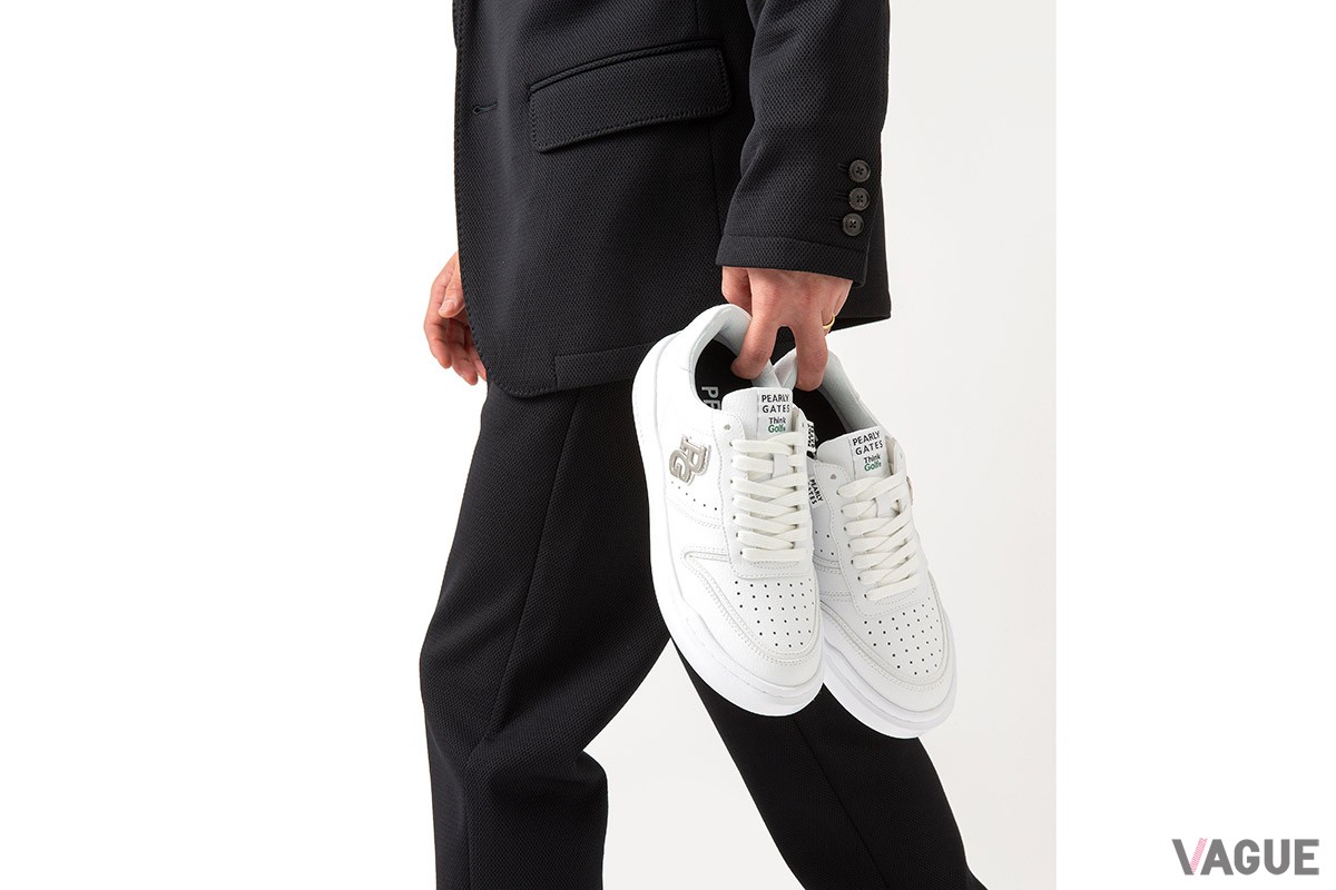 洗練されたシンプルなデザインが多彩なゴルフコーデと好相性なパーリーゲイツの新作ゴルフシューズ「THE SHOES」