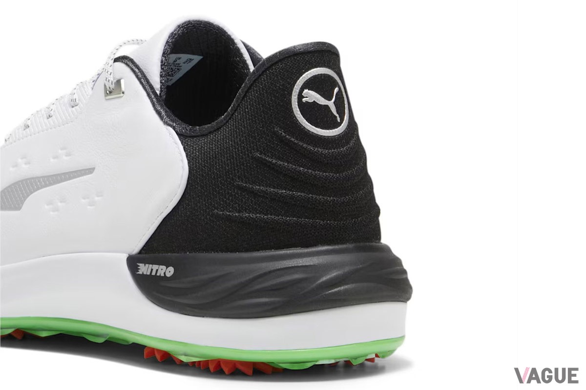 アウトソールにある“ピューマの爪”で大地をしっかりとつかむプーマ「メンズ ゴルフ ファントムキャット ニトロ スパイクレスシューズ」