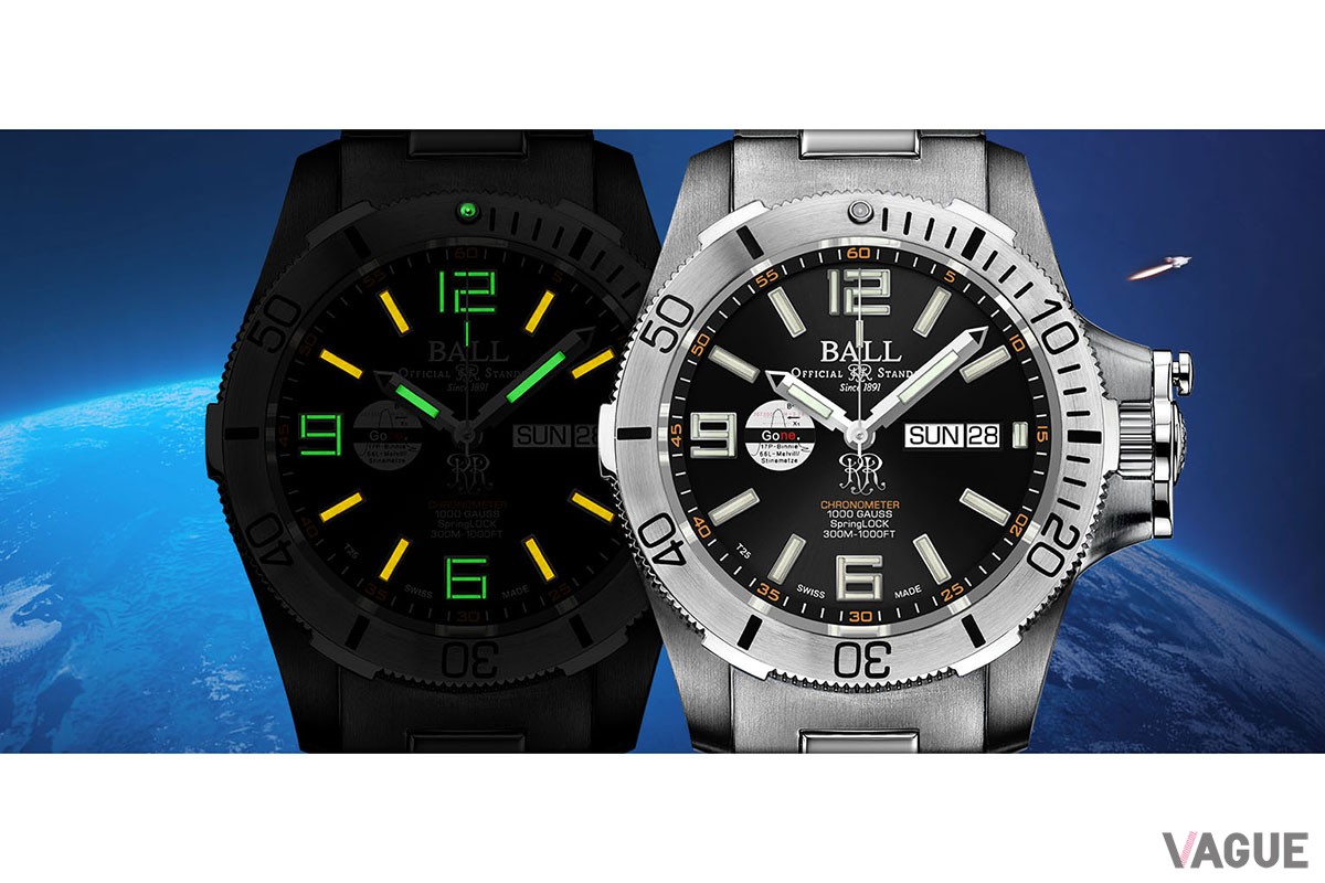 自発光マイクロ・ガスライトで示したインデックスの数字がレトロな雰囲気。堅牢なりゅうずガードも特徴的だ