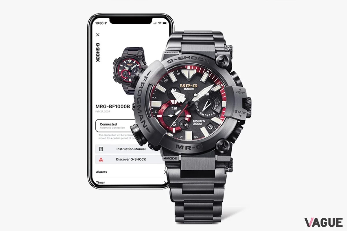 Bluetooth通信機能を備え、専用アプリをインストールすれば世界約3000箇所の潮汐データを簡単に設定可能。ダイビングの記録をスマートフォン上で把握できます