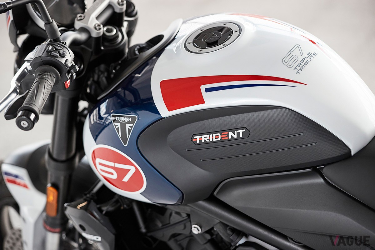 トライアンフ「トライデント トリプル トリビュート スペシャルエディション」は、名車「スリッパリーサム」にインスパイアされた特別仕様車