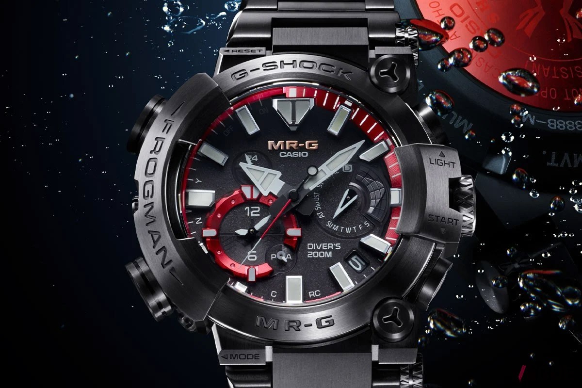 「FROGMAN（フロッグマン）」ことカシオのGショックの最高峰、MR-Gシリーズのダイバーズモデル「MRG-BF1000B」