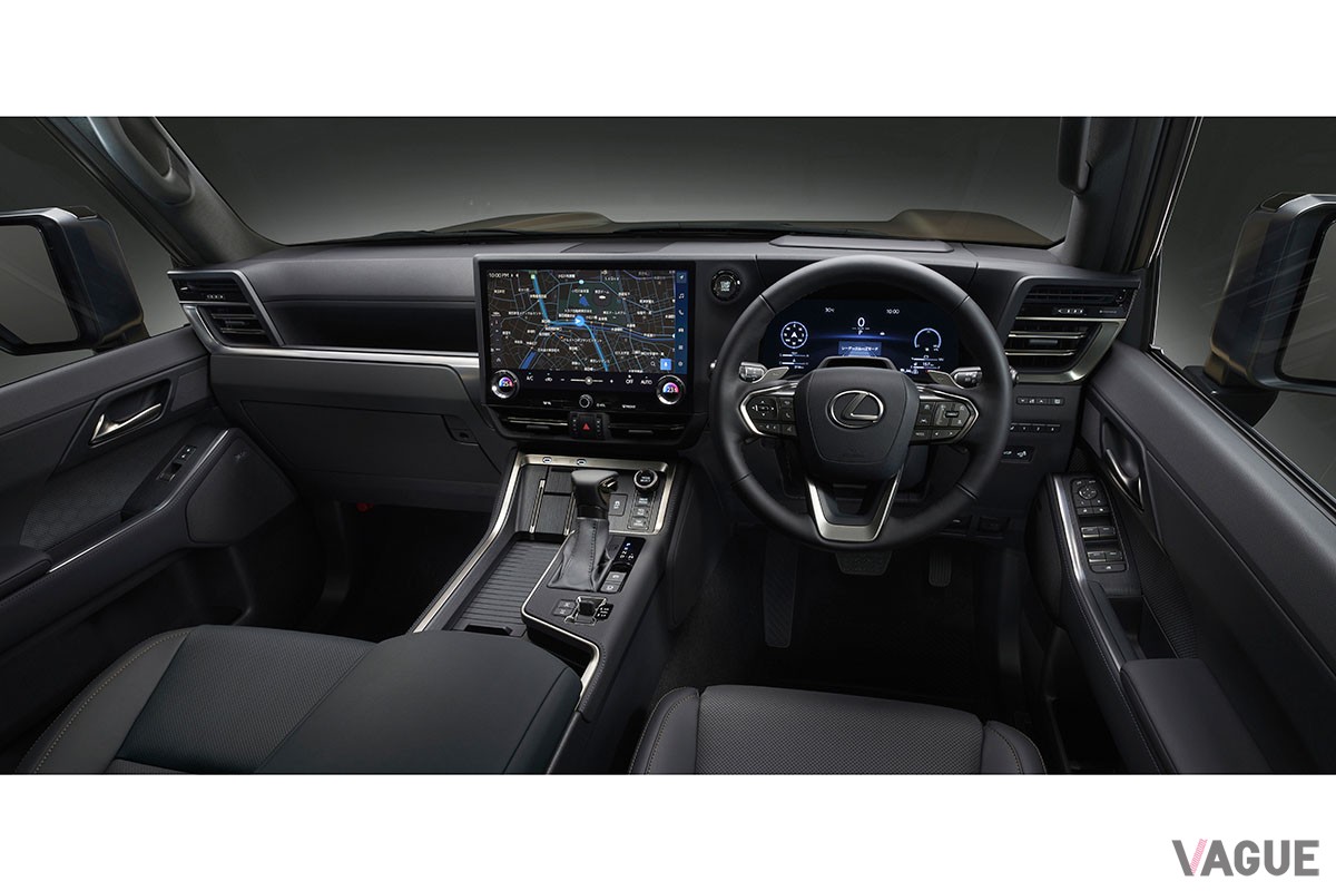 まもなく日本で発売される予定のレクサス新型「GX」のインテリア