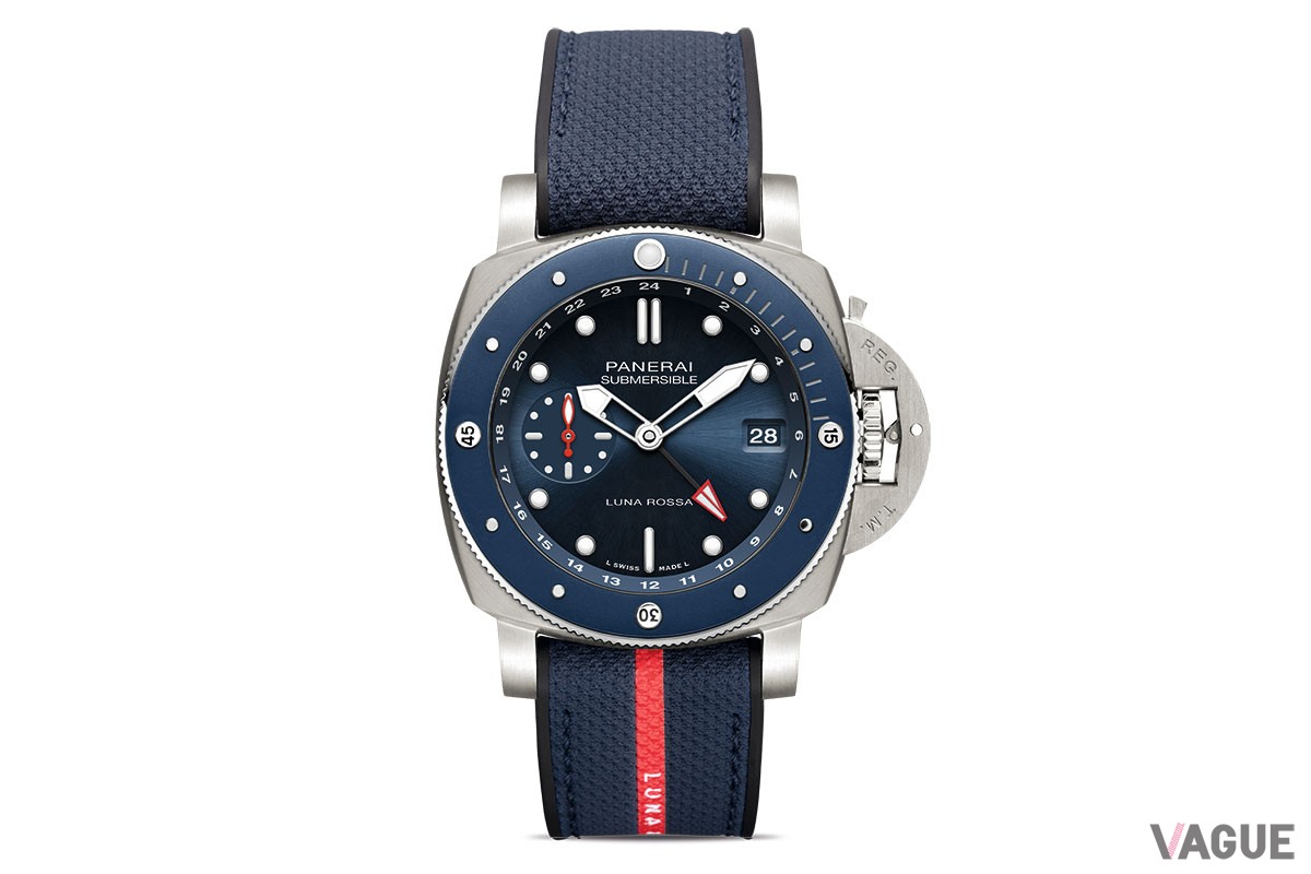 ルナ・ロッサ艇にも使われるチタンの採用と、ベゼルをさらに保護するセラミックディスクにより、極限環境でも頼もしい堅牢性を誇る