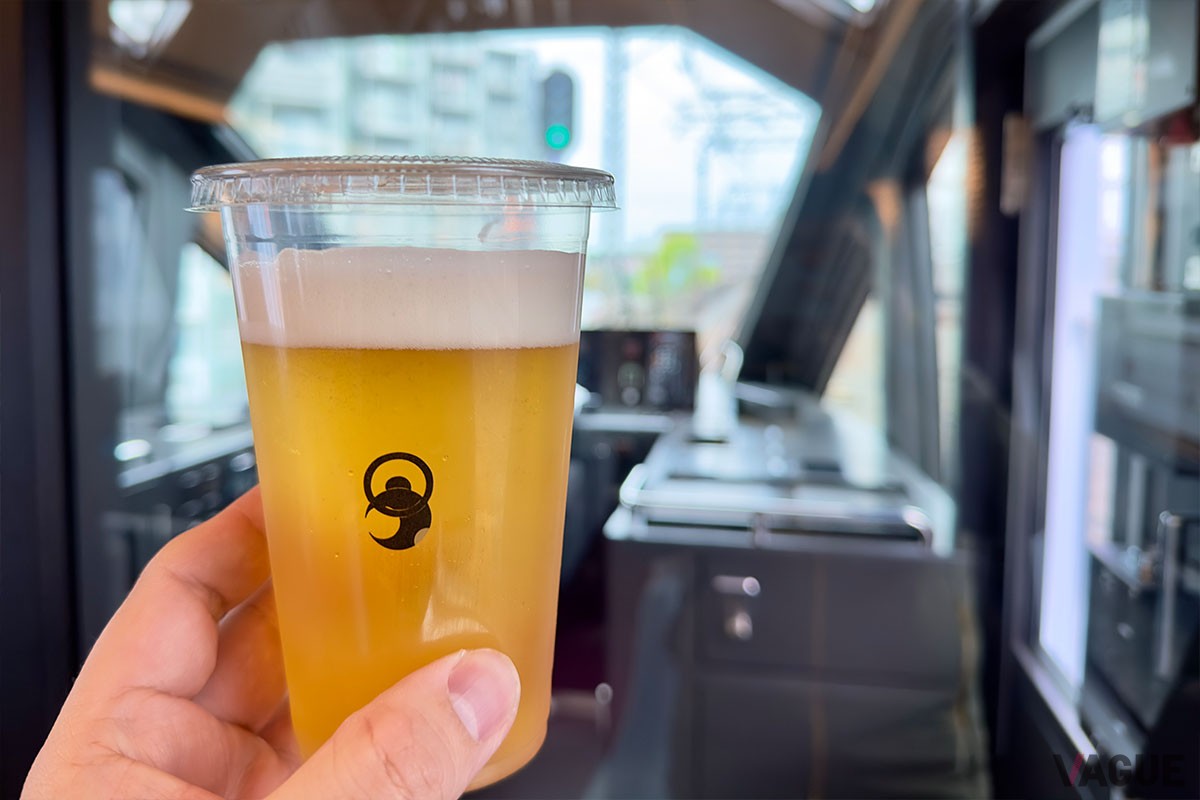 Nikko Brewingが醸すクラフトビールの「NIKKO LAGER」（1/2パイント ¥800）