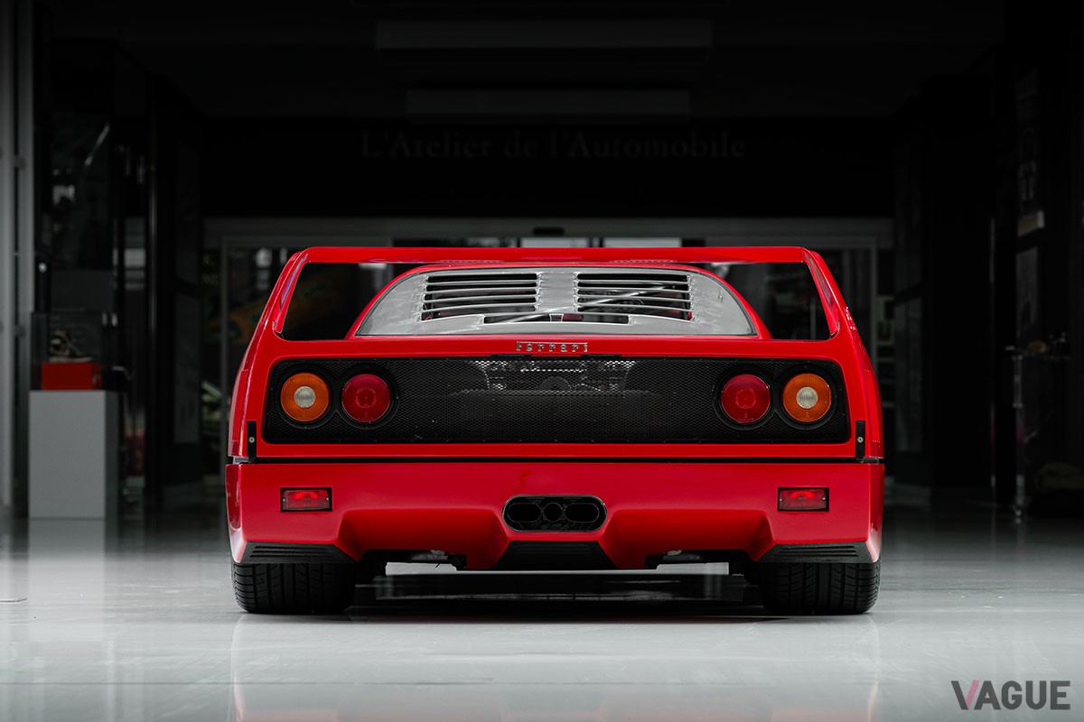 2024年5月に開催されるオークションに登場するフェラーリ「F40」Darin Schnabel ©2024 Courtesy of RM Sotheby's