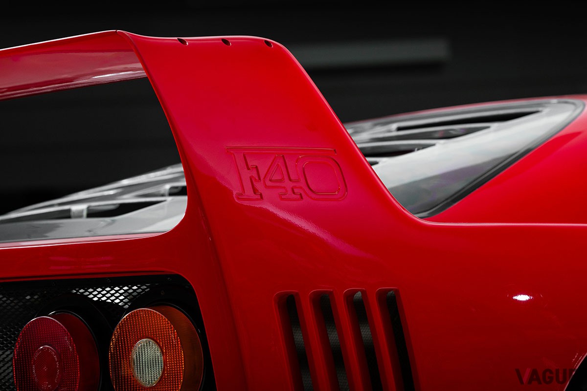 2024年5月に開催されるオークションに登場するフェラーリ「F40」 Darin Schnabel ©2024 Courtesy of RM Sotheby's
