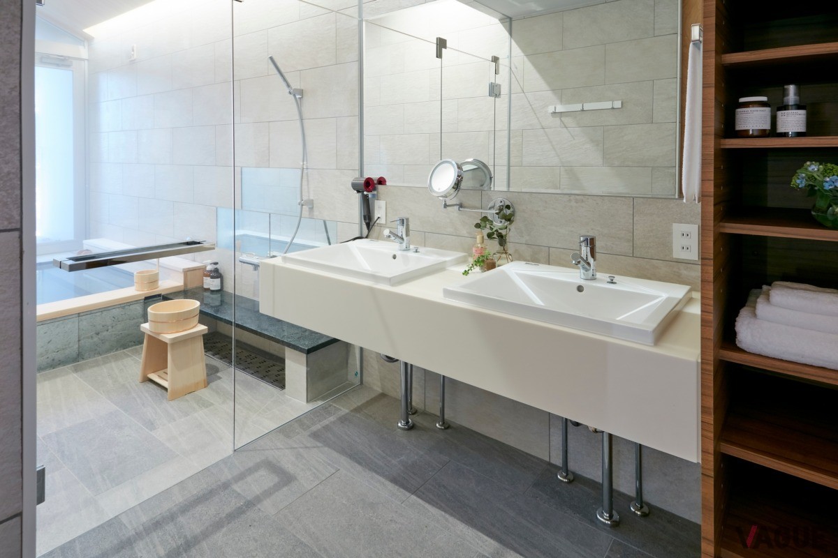 大きくて使いやすい洗面台