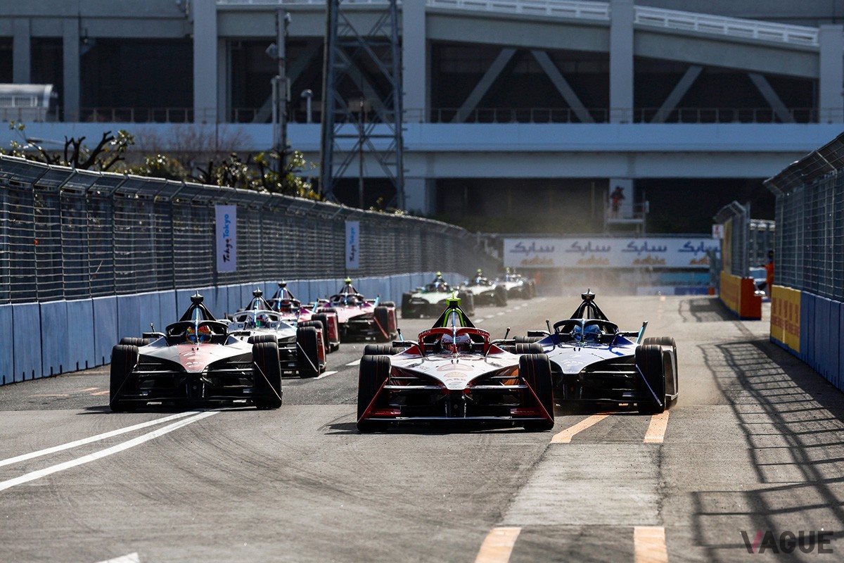 東京・有明の東京ビッグサイト周辺で初開催された公道レース「フォーミュラE」東京大会の様子