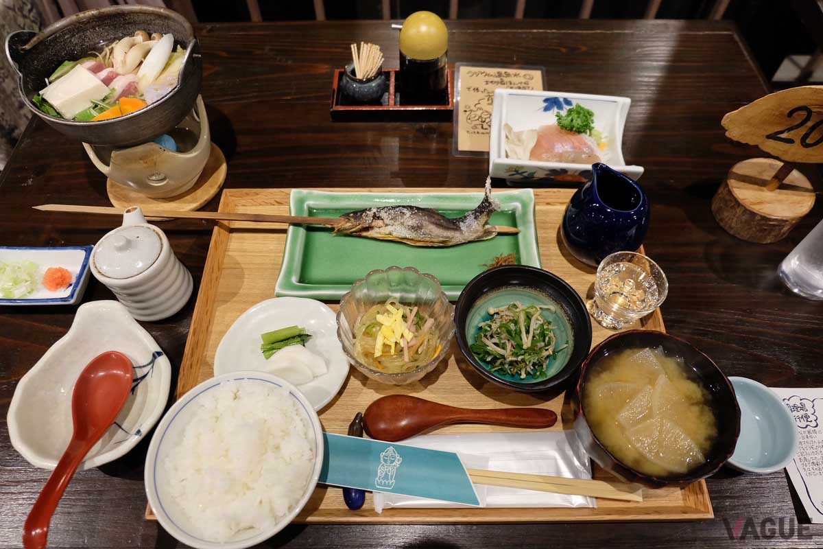 宿泊した日の夕食